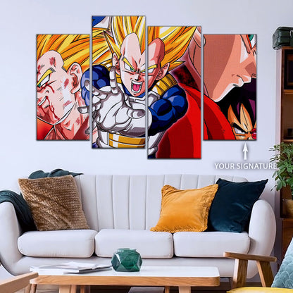 Dragon Ball Canvas Wall Art - DR5117 - Majin Vegeta - Super Saiyan