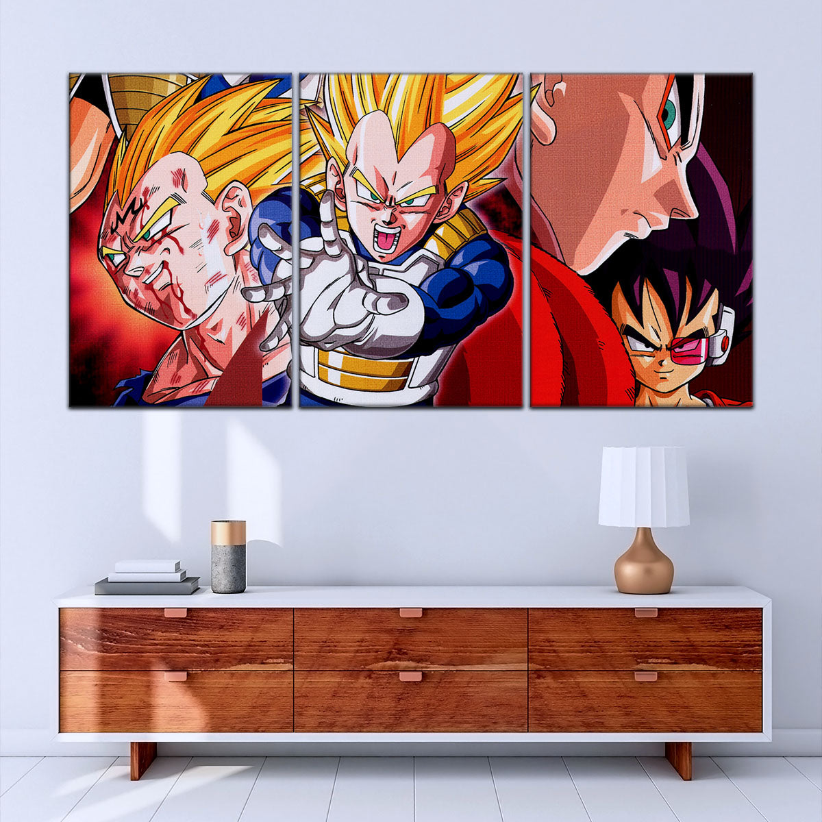 Dragon Ball Canvas Wall Art - DR5117 - Majin Vegeta - Super Saiyan