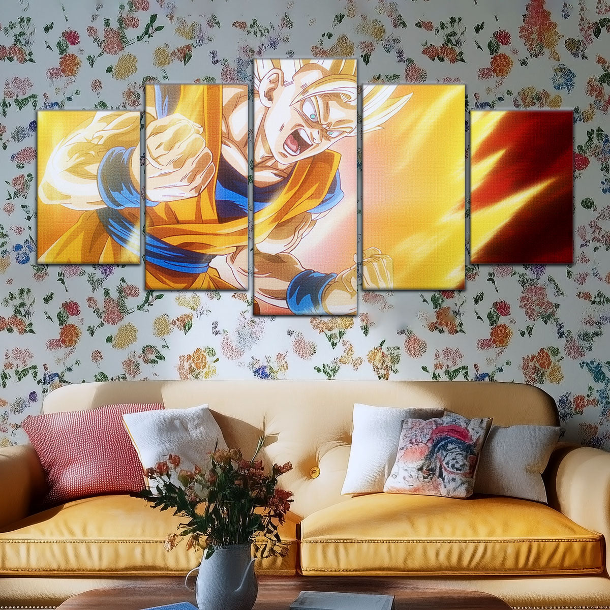 Dragon Ball Canvas Wall Art - DR5043 - Super Saiyan Goku