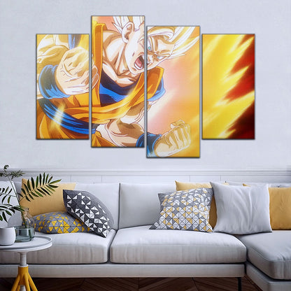 Dragon Ball Canvas Wall Art - DR5043 - Super Saiyan Goku