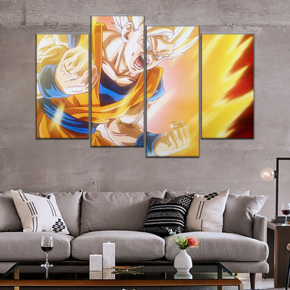 Dragon Ball Canvas Wall Art - DR5043 - Super Saiyan Goku