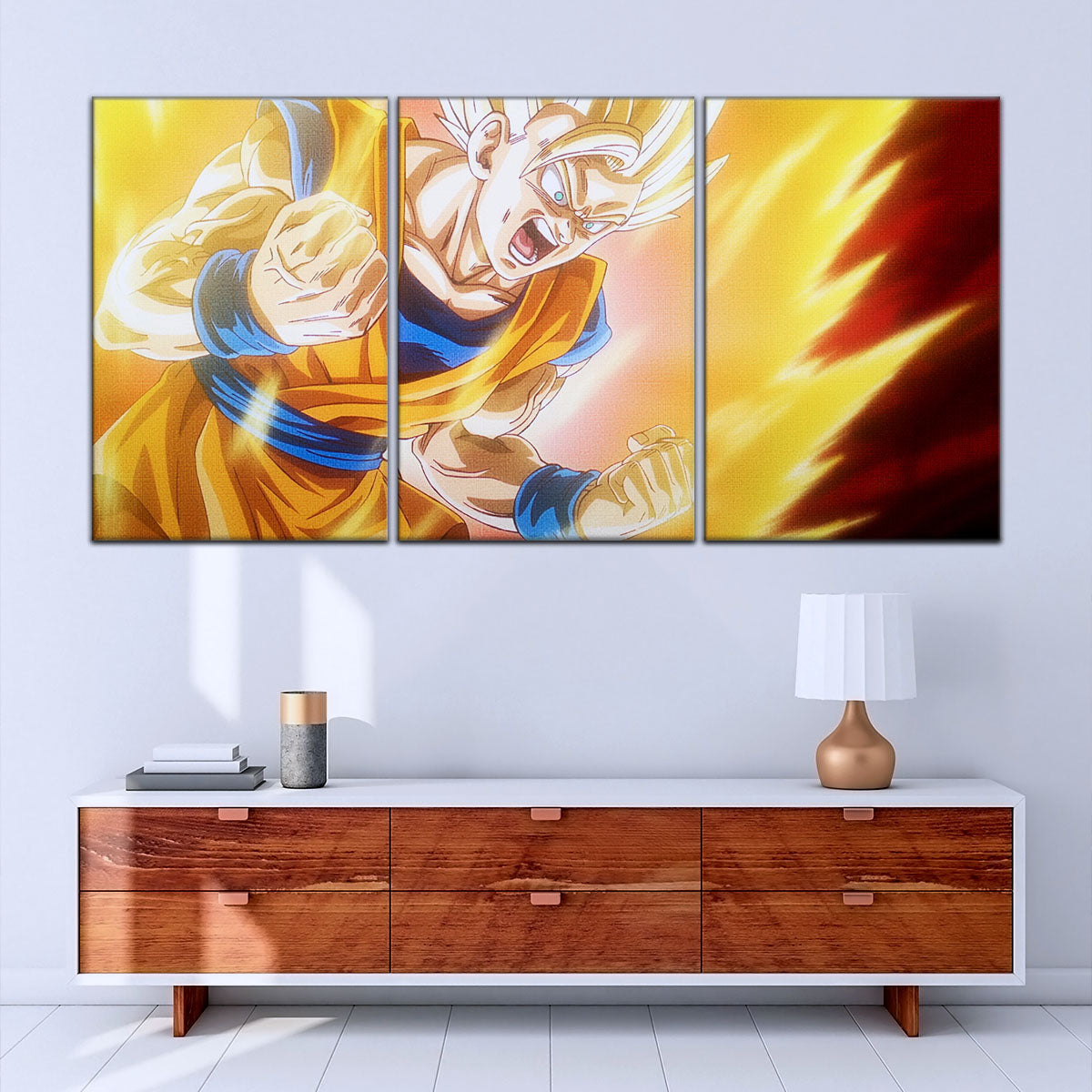 Dragon Ball Canvas Wall Art - DR5043 - Super Saiyan Goku