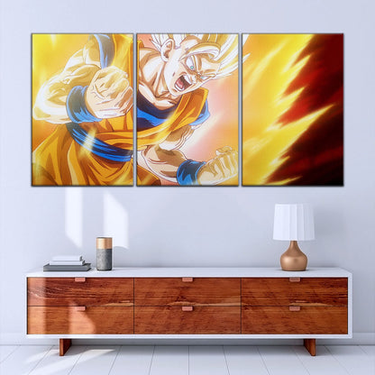 Dragon Ball Canvas Wall Art - DR5043 - Super Saiyan Goku