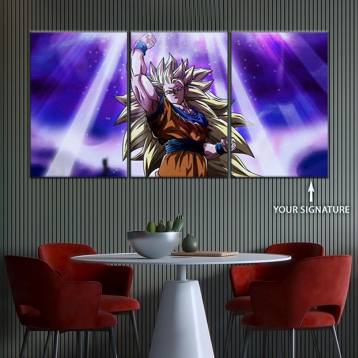 Dragon Ball Canvas Wall Art - DR5045 - Super Saiyan Goku