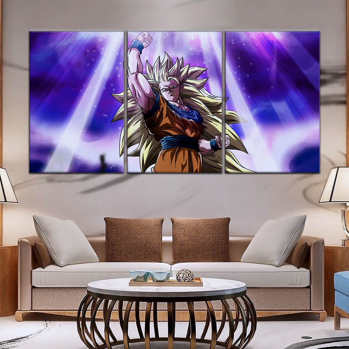 Dragon Ball Canvas Wall Art - DR5045 - Super Saiyan Goku