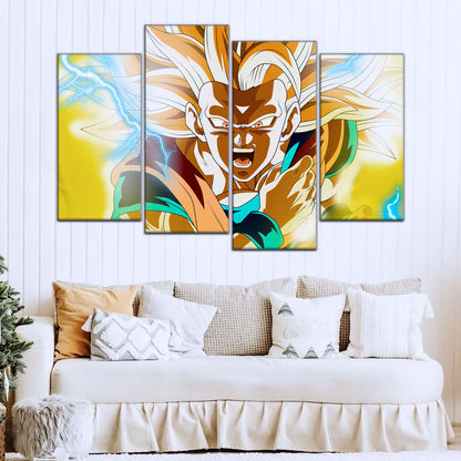 Dragon Ball Canvas Wall Art- DR5046 - Super Saiyan Goku