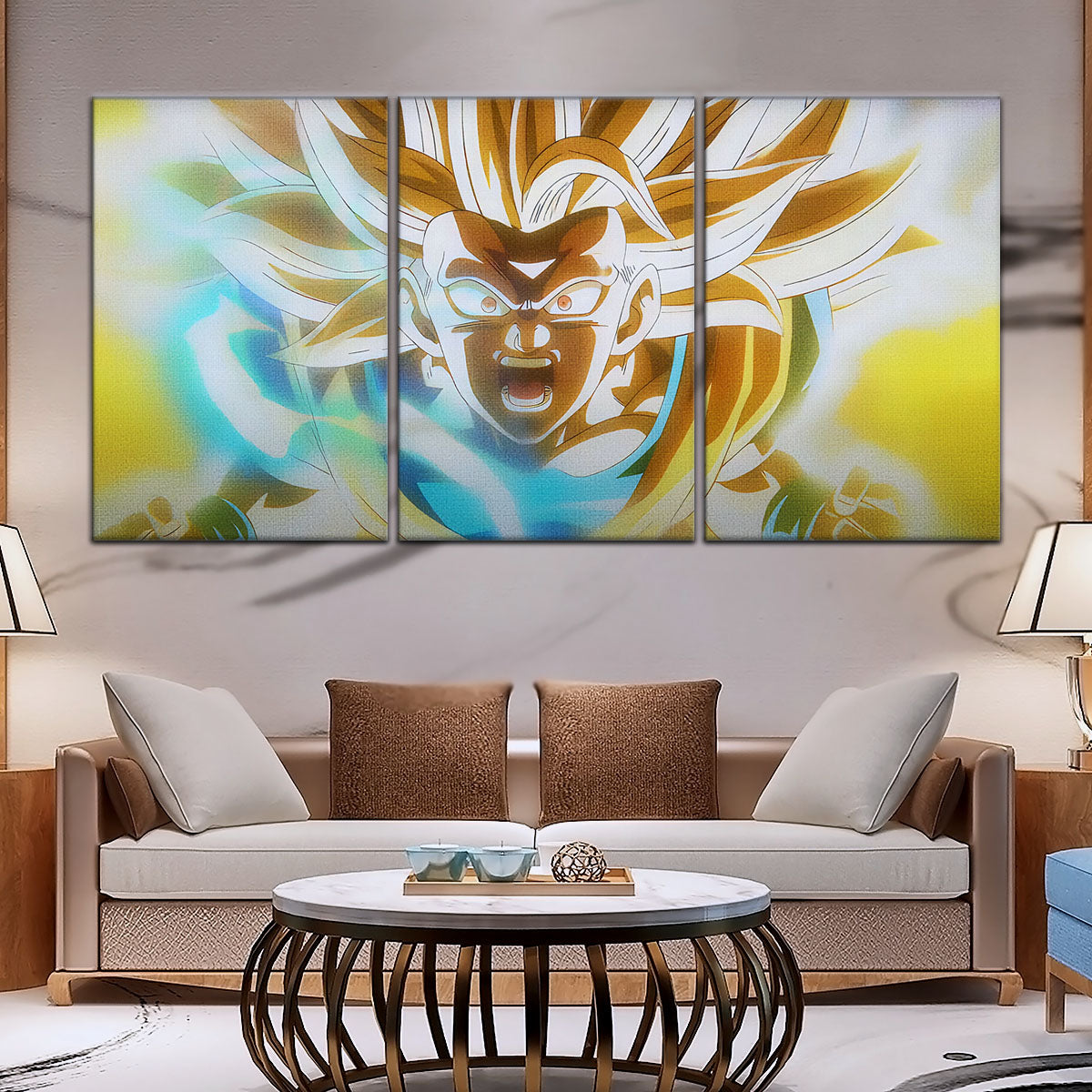 Dragon Ball Canvas Wall Art - DR5071 - Super Saiyan Goku