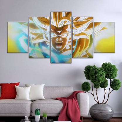 Dragon Ball Canvas Wall Art - DR5071 - Super Saiyan Goku