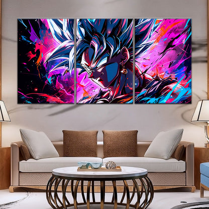 Dragon Ball Canvas Wall Art - DR5128 - Super Saiyan Vegito