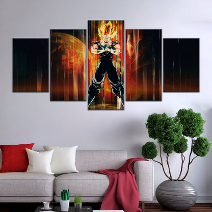 Dragon Ball Canvas Wall Art - DR5129 - Super Saiyan Vegito