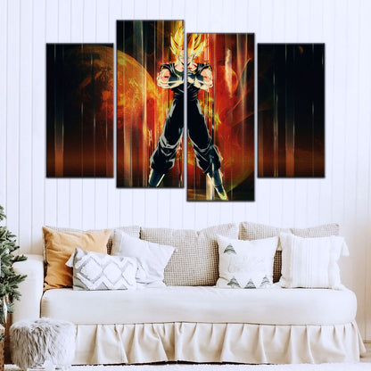 Dragon Ball Canvas Wall Art - DR5129 - Super Saiyan Vegito