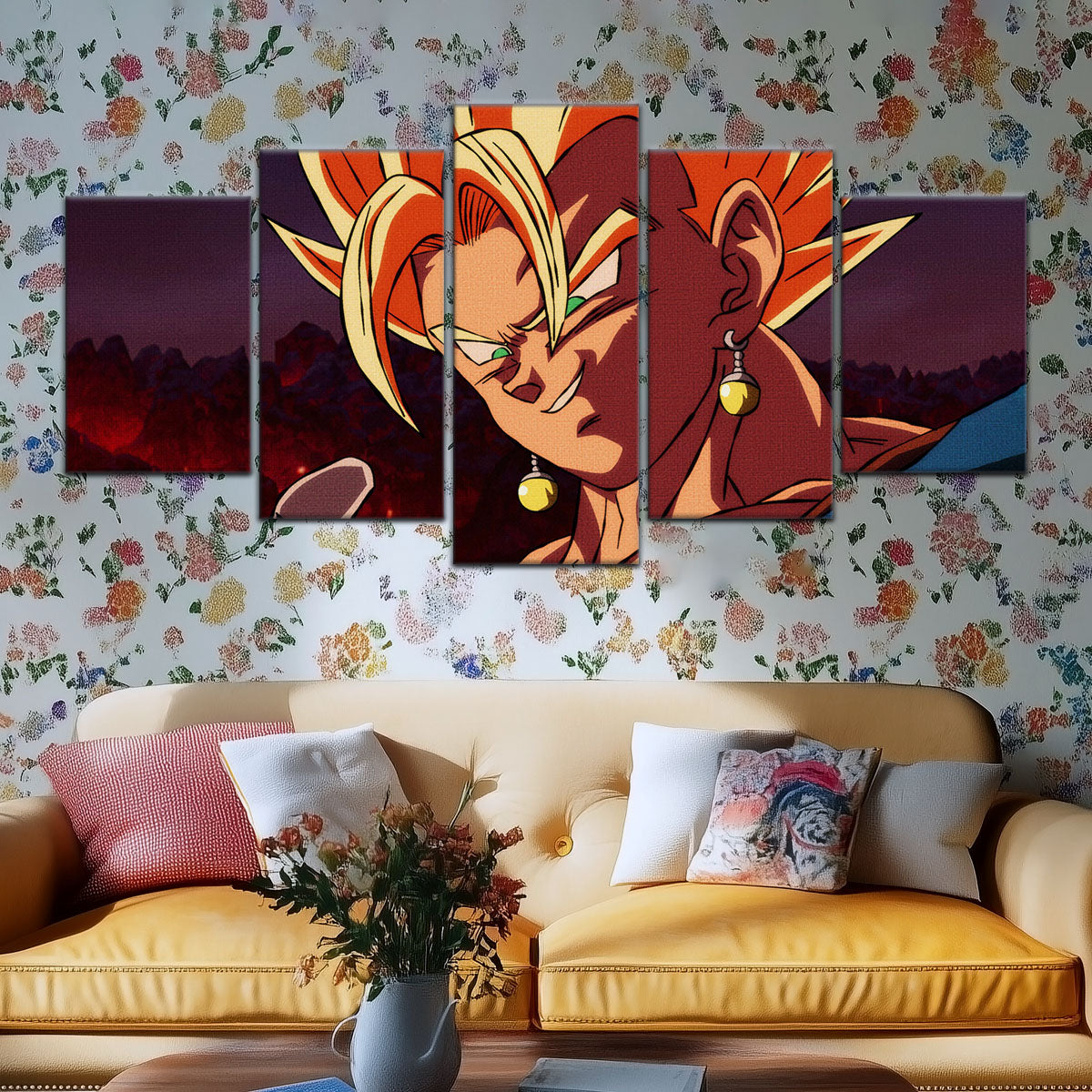 Dragon Ball Canvas Wall Art - DR5130 - Super Saiyan Vegito