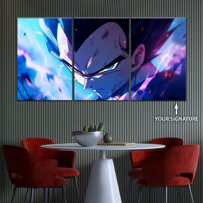 Dragon Ball Super Canvas Wall Art - DR5086 - Super Saiyan Blue Vegeta