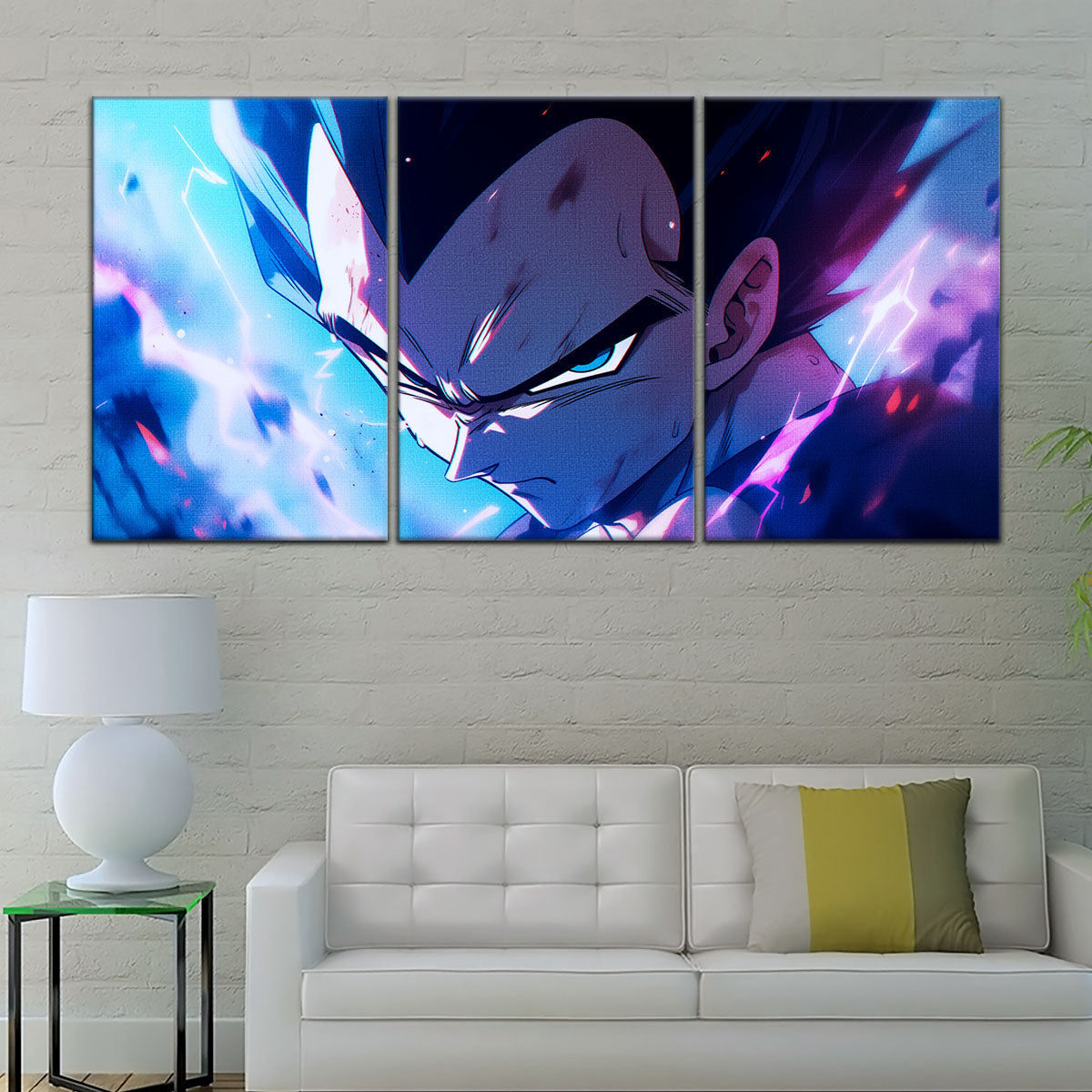 Dragon Ball Super Canvas Wall Art - DR5086 - Super Saiyan Blue Vegeta