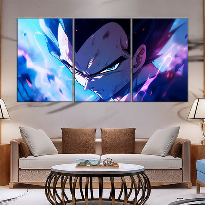 Dragon Ball Super Canvas Wall Art - DR5086 - Super Saiyan Blue Vegeta