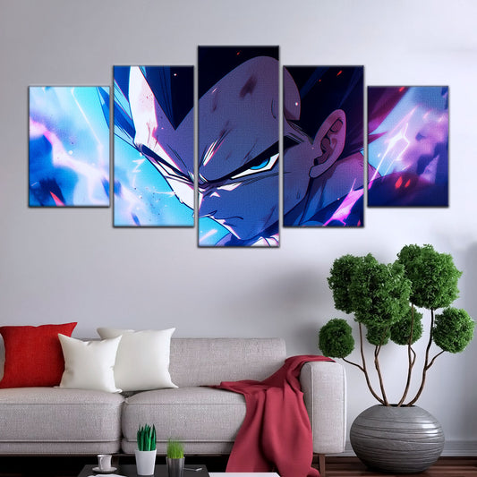 Dragon Ball Super Canvas Wall Art - DR5086 - Super Saiyan Blue Vegeta