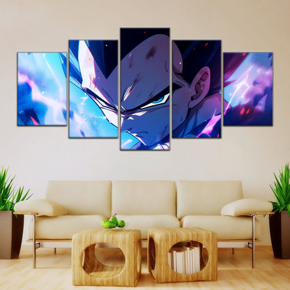 Dragon Ball Super Canvas Wall Art - DR5086 - Super Saiyan Blue Vegeta