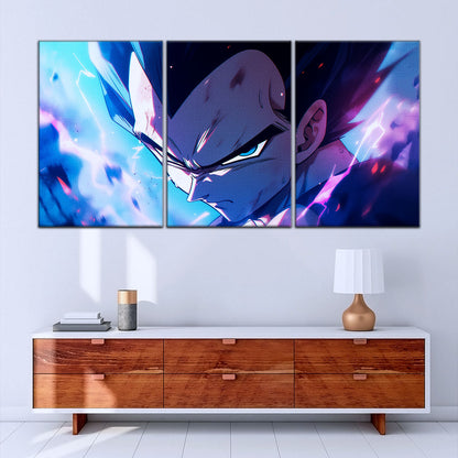 Dragon Ball Super Canvas Wall Art - DR5086 - Super Saiyan Blue Vegeta