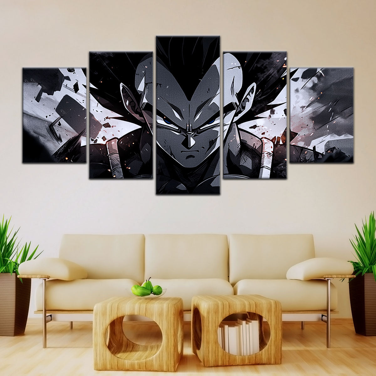 Dragon Ball Canvas Wall Art - DR5115 - Super Saiyan Vegeta