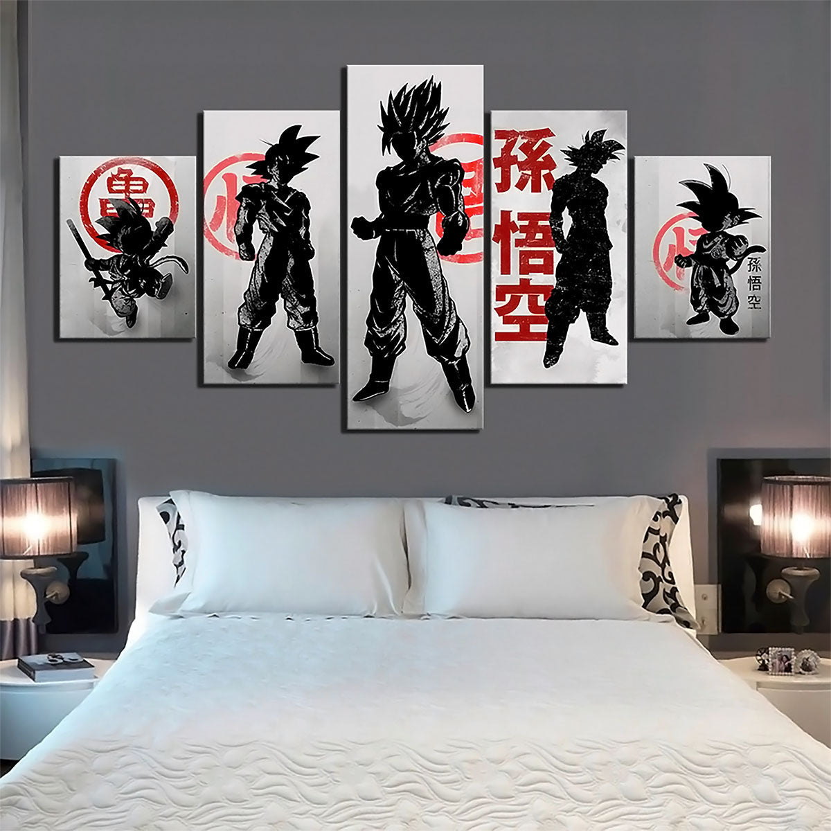 Dragon Ball Canvas Wall Art - DR5186 - Super Saiyan Goku
