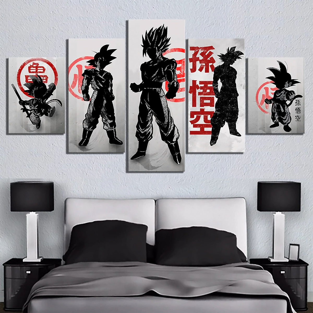 Dragon Ball Canvas Wall Art - DR5186 - Super Saiyan Goku