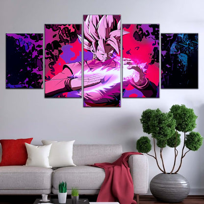 Dragon Ball Wall Art - DR5007 - Black Goku - Super Saiyan Rose - Dragon Ball Super - Dragon Ball Poster - Dragon Ball Canvas