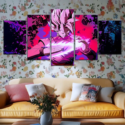 Dragon Ball Wall Art - DR5007 - Black Goku - Super Saiyan Rose - Dragon Ball Super - Dragon Ball Poster - Dragon Ball Canvas