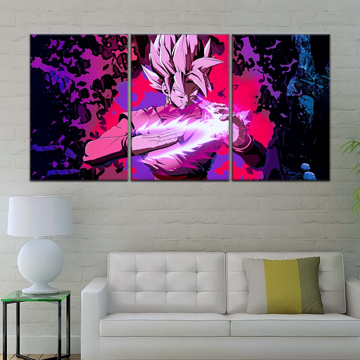 Dragon Ball Wall Art - DR5007 - Black Goku - Super Saiyan Rose - Dragon Ball Super - Dragon Ball Poster - Dragon Ball Canvas