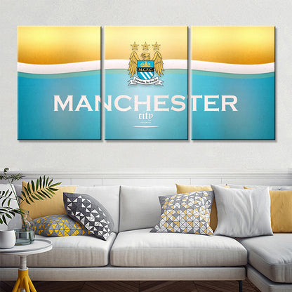 Soccer Canvas Wall Art - FB5021 - Manchester City F.C - MCFC