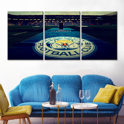 Soccer Canvas Wall Art - FB5024 - Leicester City Champions League