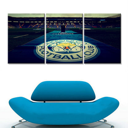 Soccer Canvas Wall Art - FB5024 - Leicester City Champions League
