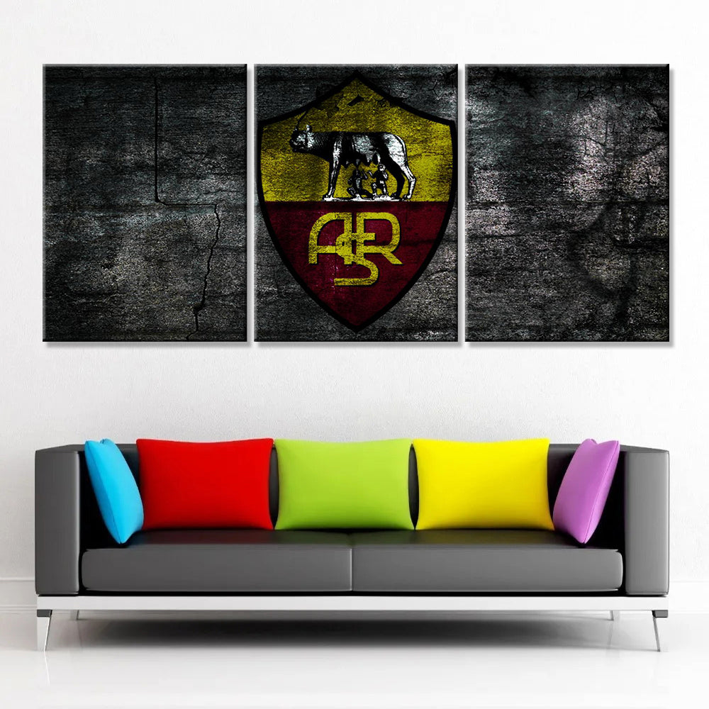 Soccer Canvas Wall Art - FB5026 - Serie A - AS Roma - ASM