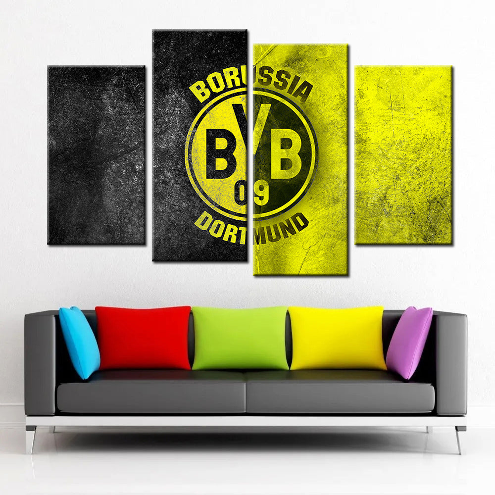 Soccer Canvas Wall Art - FB5019 - Borussia Dortmund - BVB