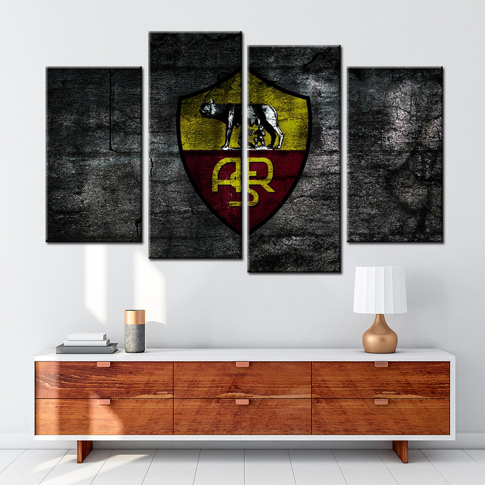 Soccer Canvas Wall Art - FB5026 - Serie A - AS Roma - ASM