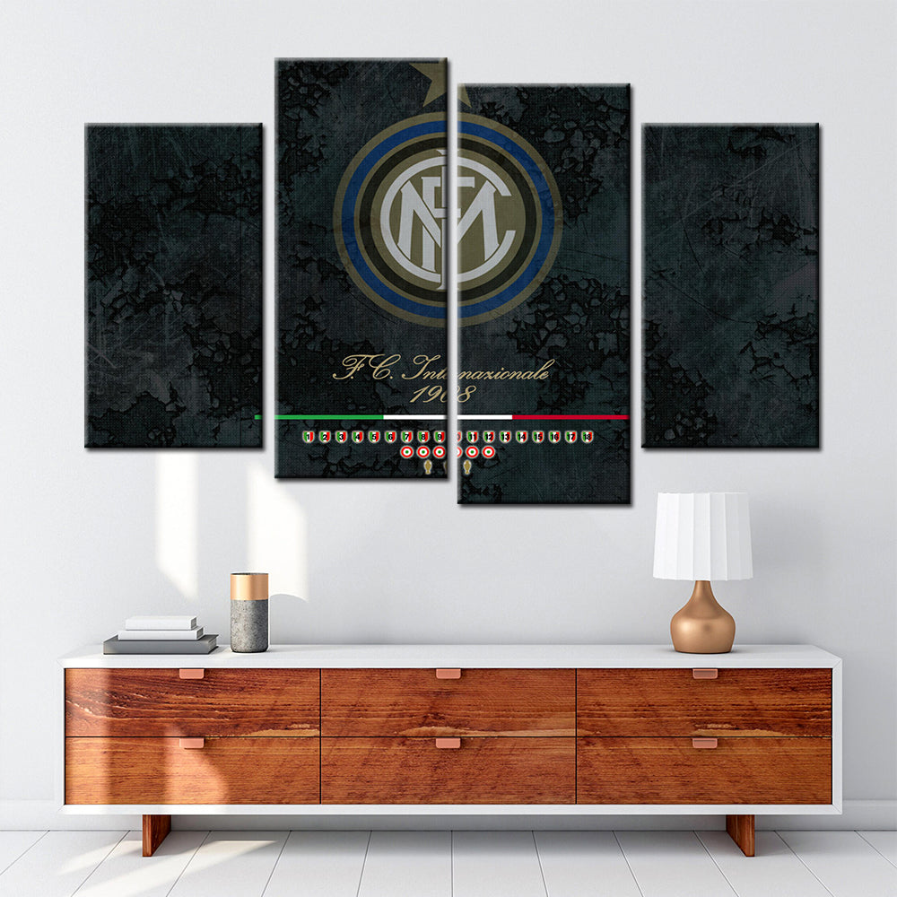 Soccer Canvas Wall Art - FB5027 - Serie A - Inter Milan