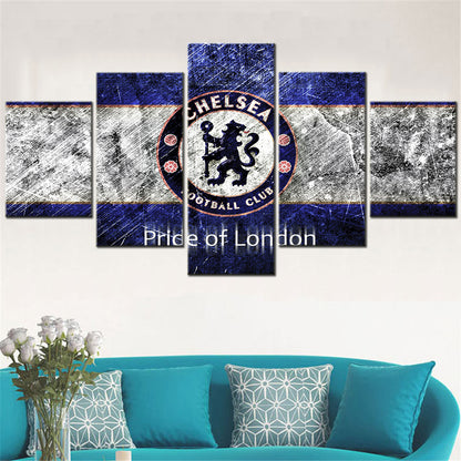 Football - 5 Pieces Wall Art - FB5001 - Chelsea Pride Of London - Football Poster - Football Canvas
