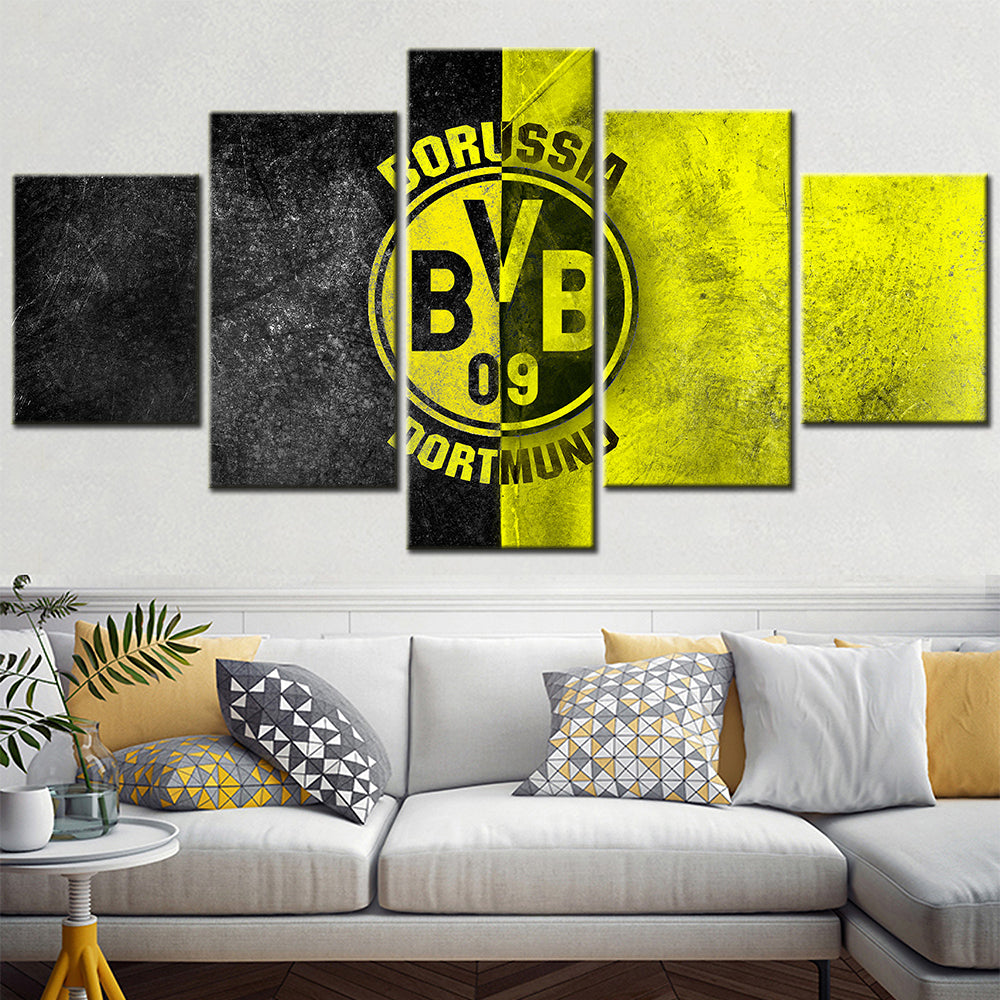 Soccer Canvas Wall Art - FB5019 - Borussia Dortmund - BVB