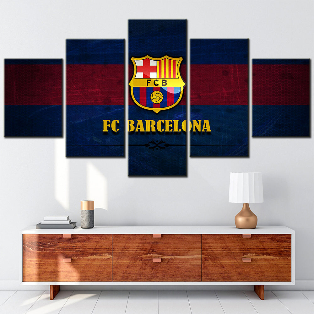 Soccer Canvas Wall Art - FB5022 - FC Barcelona - FCB