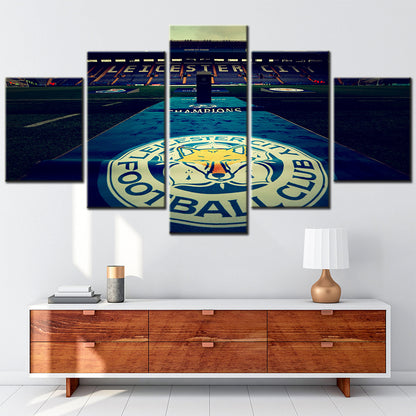 Football Wall Art - FB5024 - Leicester City Champions League - Leicester City F.C - Football Poster - Football Canvas