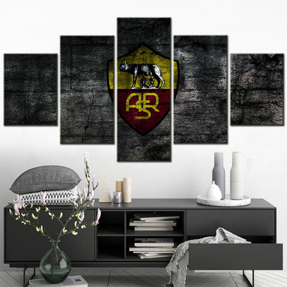 Soccer Canvas Wall Art - FB5026 - Serie A - AS Roma - ASM