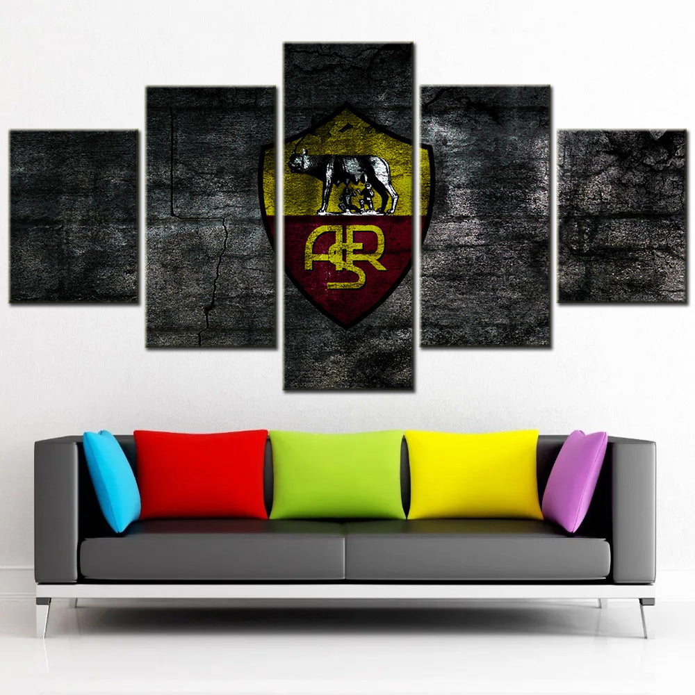 Soccer Canvas Wall Art - FB5026 - Serie A - AS Roma - ASM