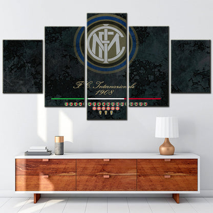 Soccer Canvas Wall Art - FB5027 - Serie A - Inter Milan