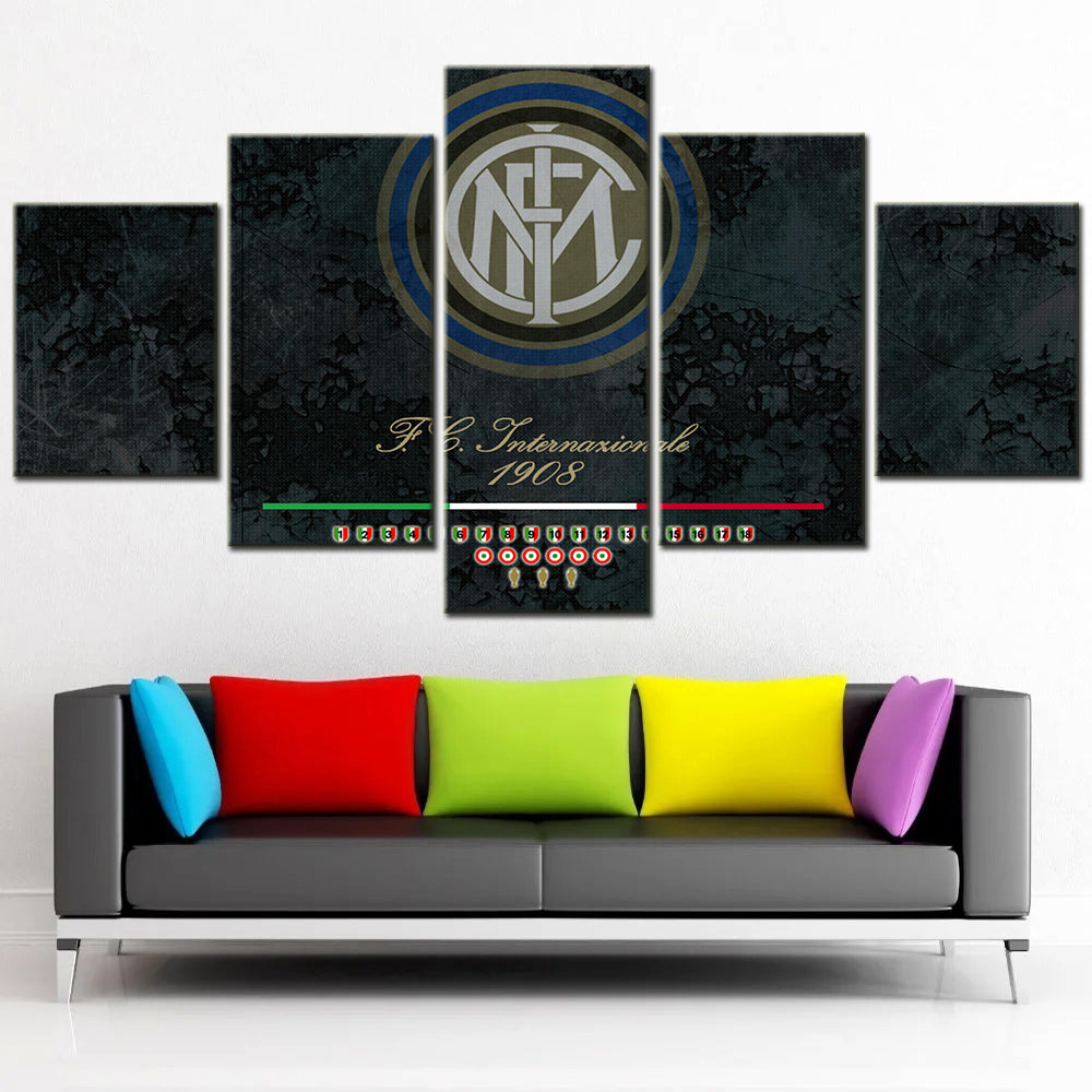 Soccer Canvas Wall Art - FB5027 - Serie A - Inter Milan