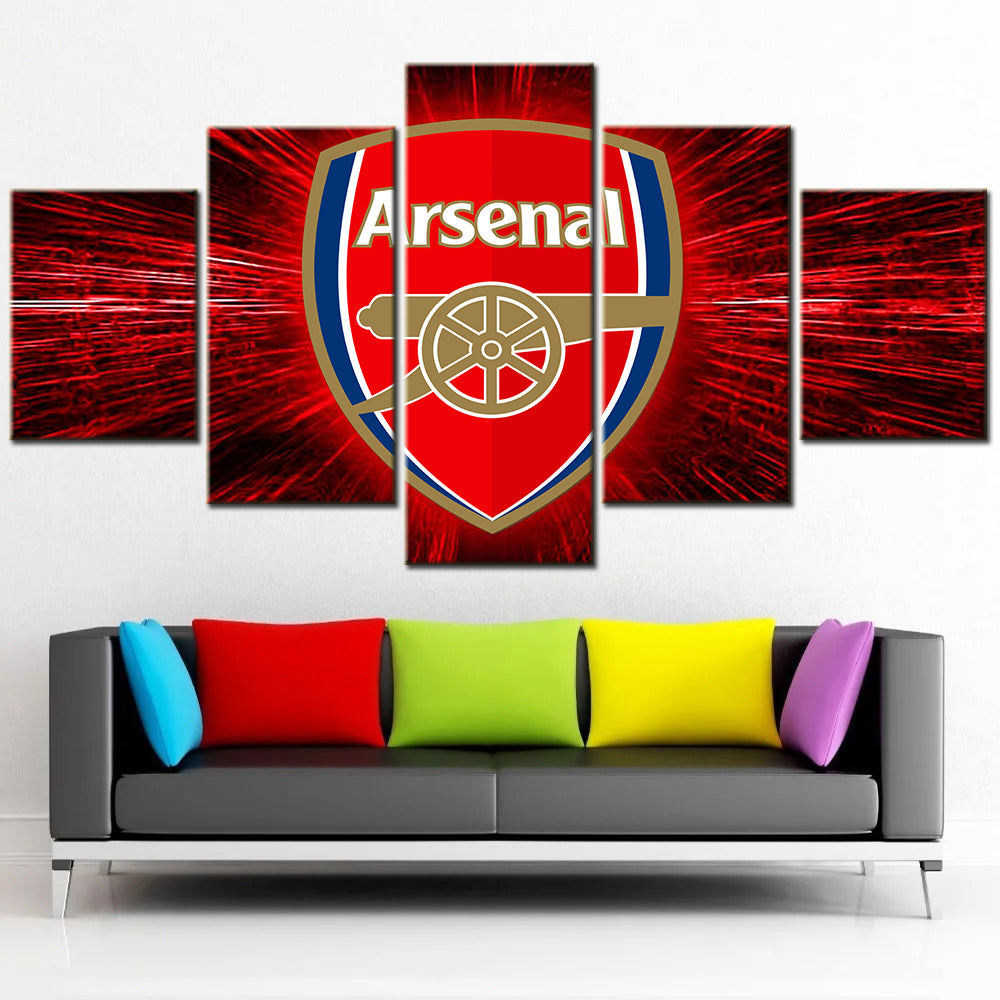 Football - 5 Pieces Wall Art - FB5007 - The Arsenal Football Club - Football Poster - Football Canvas