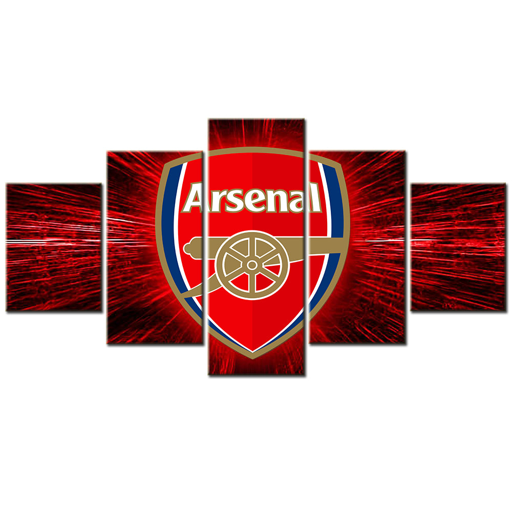 Football - 5 Pieces Wall Art - FB5007 - The Arsenal Football Club - Football Poster - Football Canvas