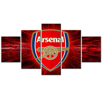 Football - 5 Pieces Wall Art - FB5007 - The Arsenal Football Club - Football Poster - Football Canvas