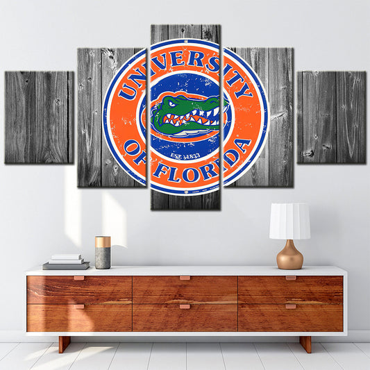 Football Team - 5 Pieces Wall Art - FT5009 - University Of Florida Gators Football - Football Team Poster - Football Team Canvas