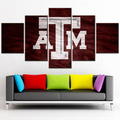 American Football Canvas Wall Art - FT5013 - Texas A&M University