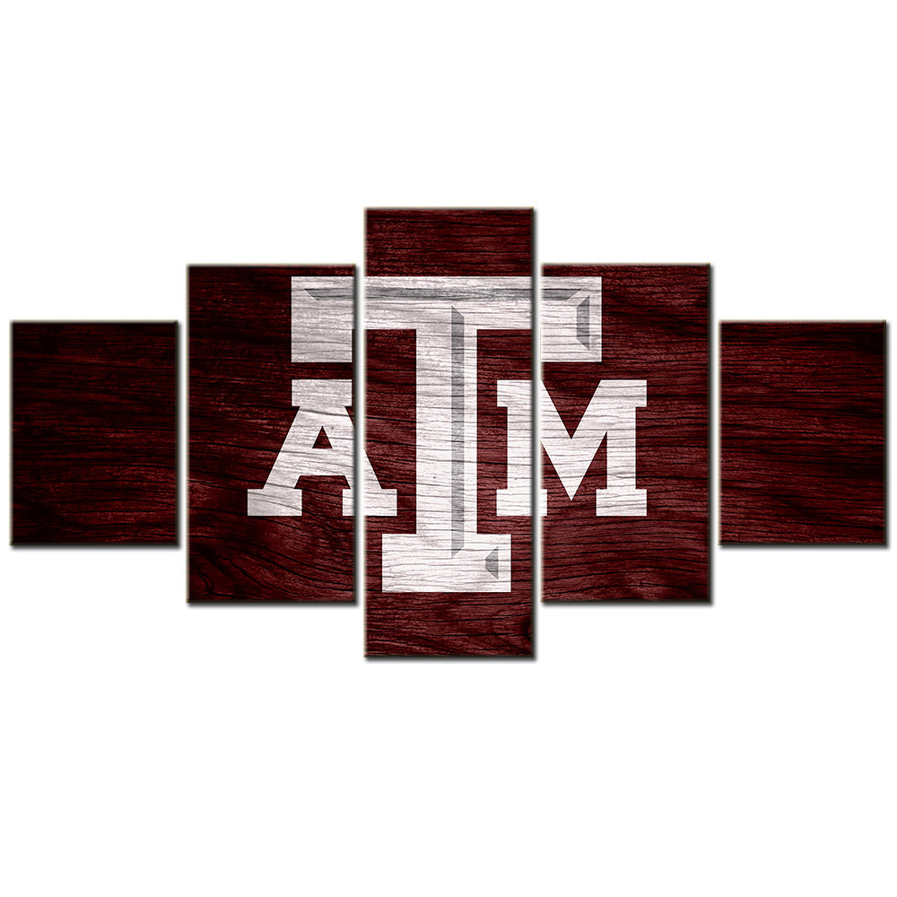 American Football Canvas Wall Art - FT5013 - Texas A&M University
