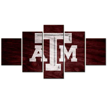 American Football Canvas Wall Art - FT5013 - Texas A&M University